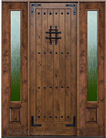 sw70 8'0" with 2 sidelights Builder Glass 