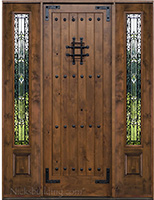 sw-70 with sw100 Sidelights Iron Classic Glass