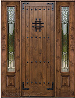 sw70 8'0" with 2 sidelights Majestic Glass