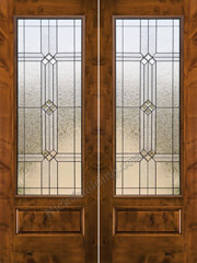 rustic sw250 patio doors with gluechip Builder Patina glass