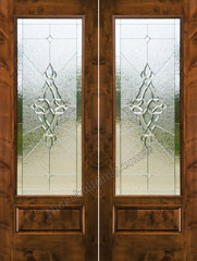 rustic patio doors with our Sierra glass