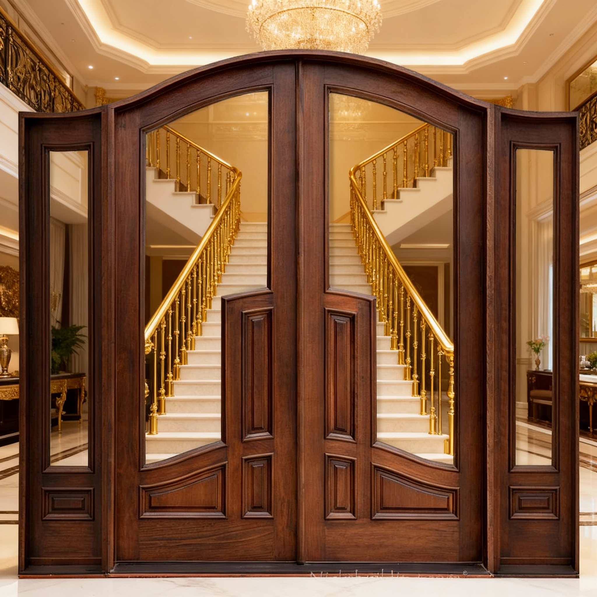 mega 600 B glass with sidelights