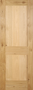 White oak 2 Panel Shaker Doors