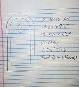 porthole door request