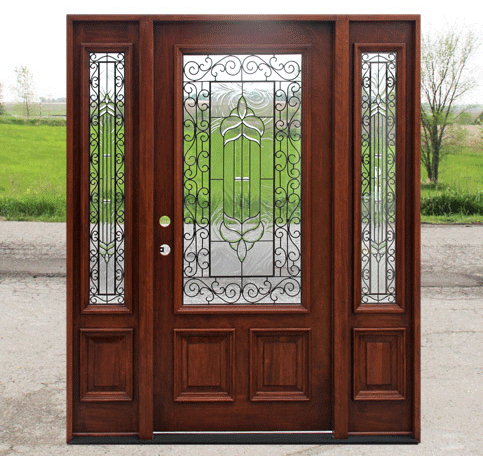 double door with active sidelite