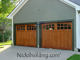 Cedar Garage Door pair